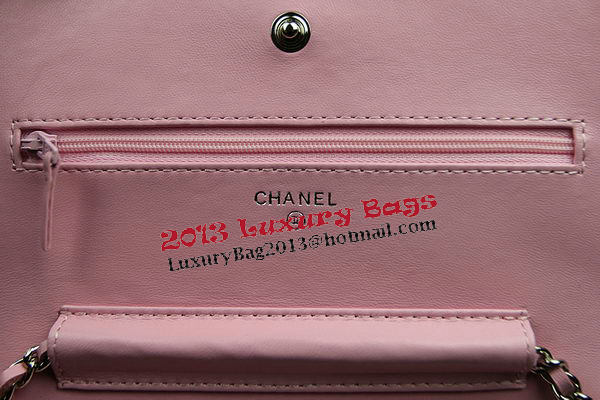 Chanel mini Flap Bag CHA33814 Pink Original Sheepskin Leather Silver Chanel mini Flap Bag CHA33814 Pink Original Sheepskin Leather Silver