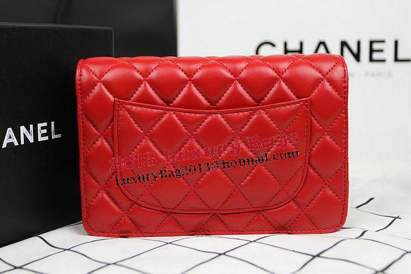 Chanel mini Flap Bag CHA33814 Red Original Sheepskin Leather Silver Chanel mini Flap Bag CHA33814 Red Original Sheepskin Leather Silver
