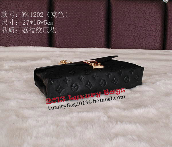 Louis Vuitton Monogram Empreinte Pallas Chain Bag M41202 Black Louis Vuitton Monogram Empreinte Pallas Chain Bag M41202 Black