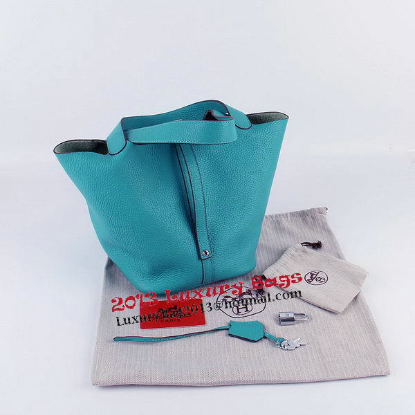 Hermes Picotin Lock PM Bag in Clemence Leather H8615 Green Hermes Picotin Lock PM Bag in Clemence Leather H8615 Green