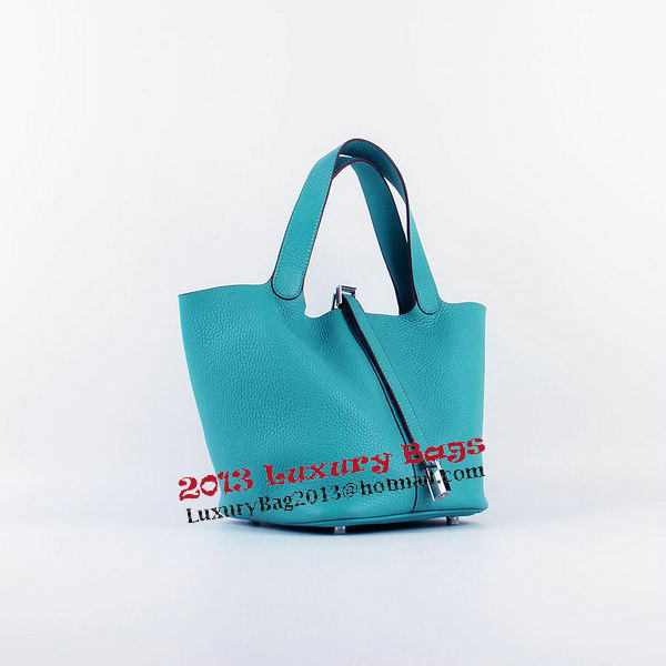 Hermes Picotin Lock PM Bag in Clemence Leather H8615 Green Hermes Picotin Lock PM Bag in Clemence Leather H8615 Green