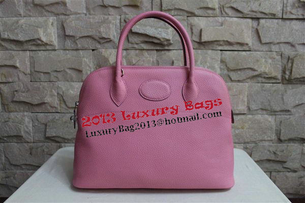 Hermes Bolide 37CM Calfskin Leather Tote Bags H509084 Pink Hermes Bolide 37CM Calfskin Leather Tote Bags H509084 Pink