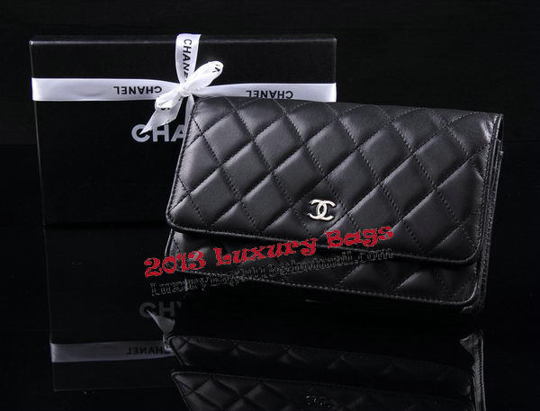Chanel Matelasse Wallet Sheepskin Leater A31557 Black Chanel Matelasse Wallet Sheepskin Leater A31557 Black