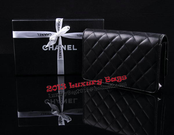 Chanel Matelasse Wallet Sheepskin Leater A31557 Black Chanel Matelasse Wallet Sheepskin Leater A31557 Black