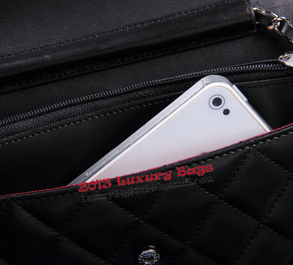 Chanel Matelasse Wallet Sheepskin Leater A31557 Black Chanel Matelasse Wallet Sheepskin Leater A31557 Black