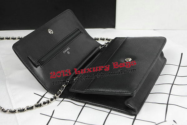 Chanel Original Leather mini Flap Bags A48654 Black Chanel Original Leather mini Flap Bags A48654 Black