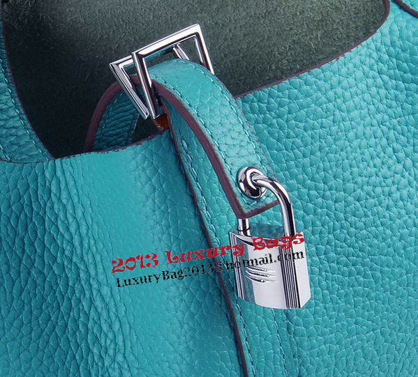 Hermes Picotin Lock MM Bags Clemence Leather H8616 Green