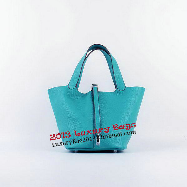 Hermes Picotin Lock PM Bags Clemence Leather H8615 Green Hermes Picotin Lock PM Bags Clemence Leather H8615 Green