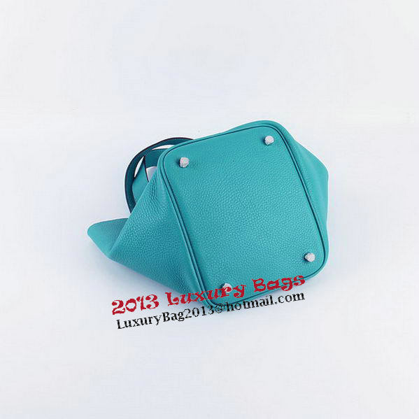 Hermes Picotin Lock PM Bags Clemence Leather H8615 Green Hermes Picotin Lock PM Bags Clemence Leather H8615 Green