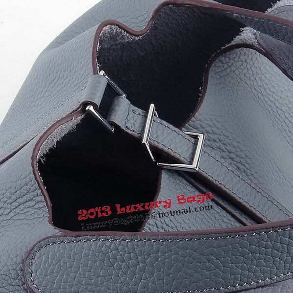 Hermes Picotin Lock PM Bags Clemence Leather H8615 Grey Hermes Picotin Lock PM Bags Clemence Leather H8615 Grey
