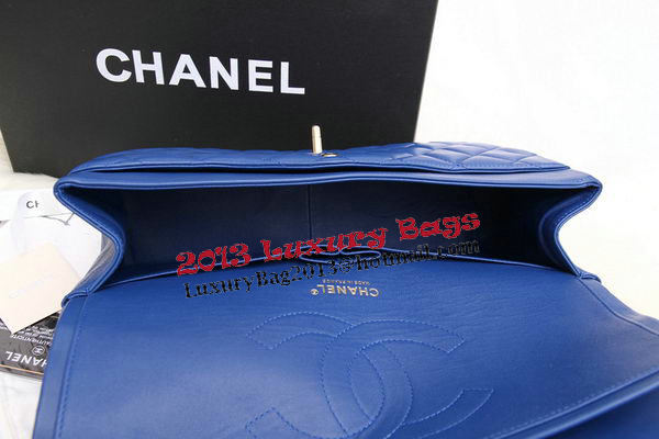 Chanel Jumbo Double Flaps Bags Original Lambskin Leather A36097 Blue Chanel Jumbo Double Flaps Bags Original Lambskin Leather A36097 Blue