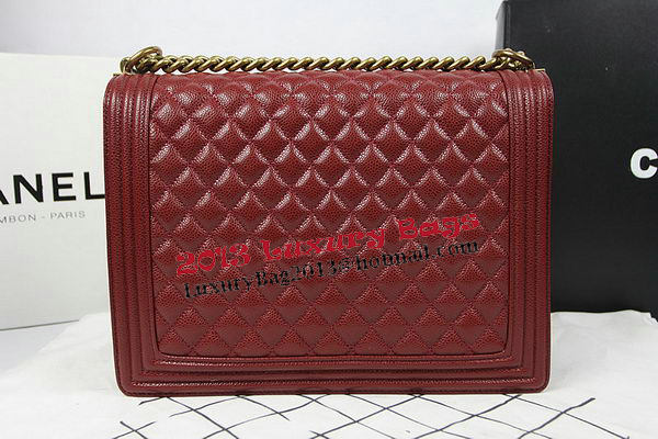 Boy Chanel Flap Shoulder Bag Original Cannage Pattern A67087 Burgundy Boy Chanel Flap Shoulder Bag Original Cannage Pattern A67087 Burgundy