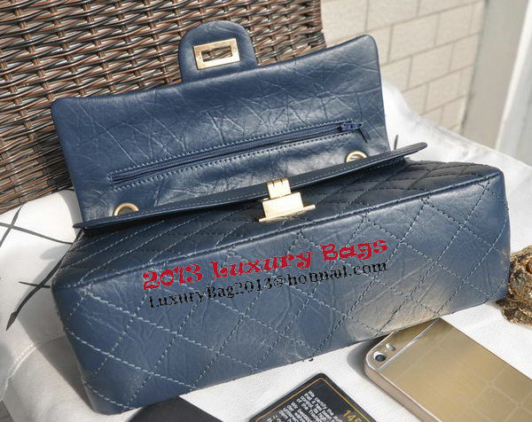 Chanel Glazed Crackled Leather Classic Flap Bag A30225 Royal Chanel Glazed Crackled Leather Classic Flap Bag A30225 Royal