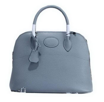 Hermes Bolide 31CM Calfskin Leather Tote Bag H509083 SkyBlue