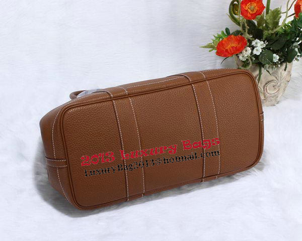 Hermes Garden Party 36cm Tote Bag Grainy Leather Brown Hermes Garden Party 36cm Tote Bag Grainy Leather Brown