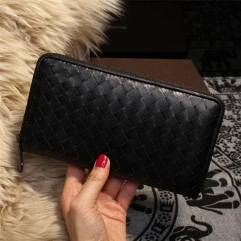 Bottega Veneta Intrecciato Nappa Zip Around Wallets 114073 Black Bottega Veneta Intrecciato Nappa Zip Around Wallets 114073 Black