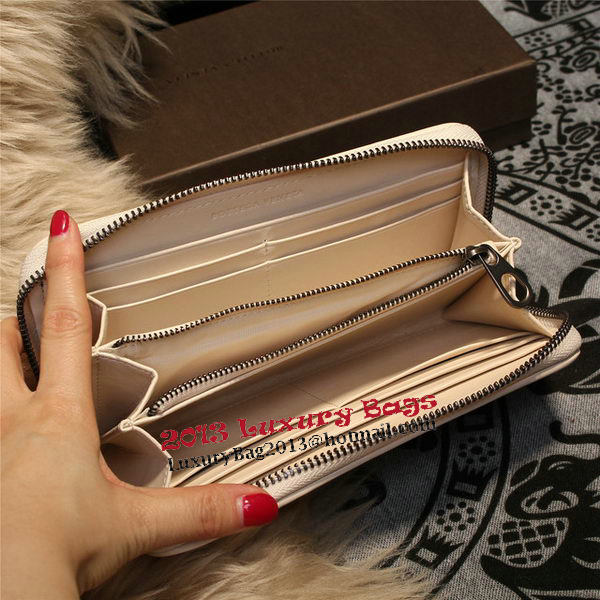 Bottega Veneta Intrecciato Nappa Zip Around Wallets 114073 OffWhite Bottega Veneta Intrecciato Nappa Zip Around Wallets 114073 OffWhite