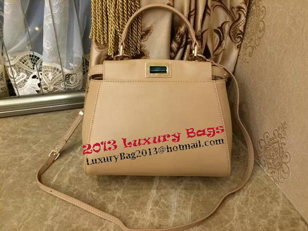 Fendi mini Peekaboo Bag Original Leather 55211 Beige Fendi mini Peekaboo Bag Original Leather 55211 Beige