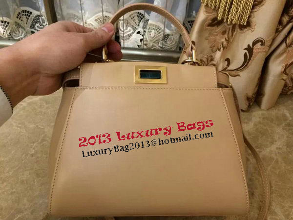 Fendi mini Peekaboo Bag Original Leather 55211 Beige Fendi mini Peekaboo Bag Original Leather 55211 Beige