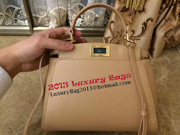 Fendi mini Peekaboo Bag Original Leather 55211 Beige Fendi mini Peekaboo Bag Original Leather 55211 Beige