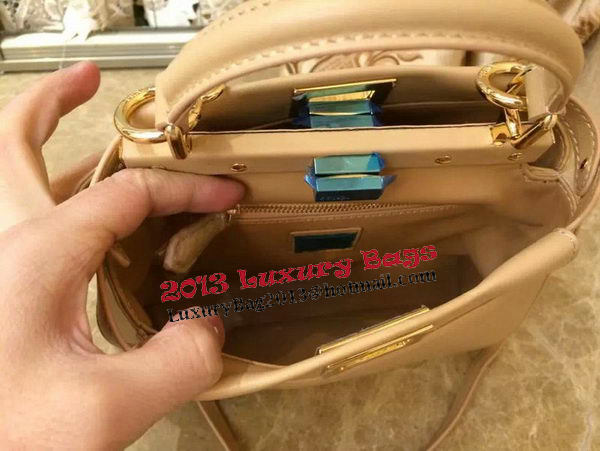 Fendi mini Peekaboo Bag Original Leather 55211 Beige Fendi mini Peekaboo Bag Original Leather 55211 Beige