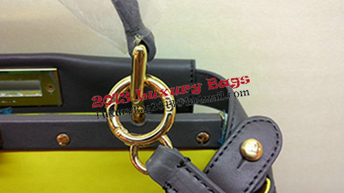 Fendi Peekaboo Bag Original Leather FD2311 Deep Grey Fendi Peekaboo Bag Original Leather FD2311 Deep Grey