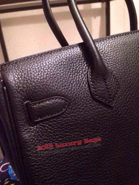 Hermes Birkin 35CM 30CM 30CM Tote Bag Grainy Leather H35H30H25 Black