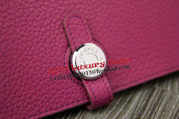 Hermes Compact Passport Holder Original Leather Wallet Peach Hermes Compact Passport Holder Original Leather Wallet Peach
