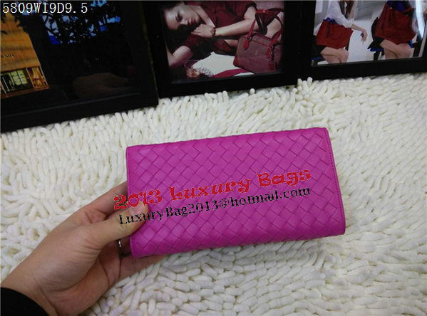 Bottega Veneta Intrecciato Nappa Continental Wallets 5809 Rose Bottega Veneta Intrecciato Nappa Continental Wallets 5809 Rose