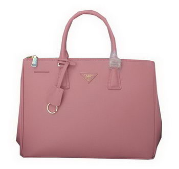 Prada Saffiano Calfskin Leather Tote Bag PBN1786 Light Pink