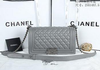 Boy Chanel Flap Shoulder Bags Sheepskin Leather A67086 Grey Boy Chanel Flap Shoulder Bags Sheepskin Leather A67086 Grey