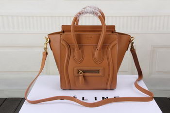 Celine Luggage Nano Bag Original Leather CTS3309 Wheat