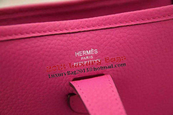 Hermes Evelyne 28cm Messenger Bag Original Leather H1188 Rose Hermes Evelyne 28cm Messenger Bag Original Leather H1188 Rose