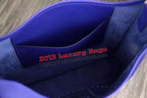 Hermes Evelyne 28cm Messenger Bag Original Leather H1188 Royal Hermes Evelyne 28cm Messenger Bag Original Leather H1188 Royal