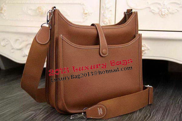 Hermes Evelyne 28cm Messenger Bag Original Leather H1188 Wheat Hermes Evelyne 28cm Messenger Bag Original Leather H1188 Wheat