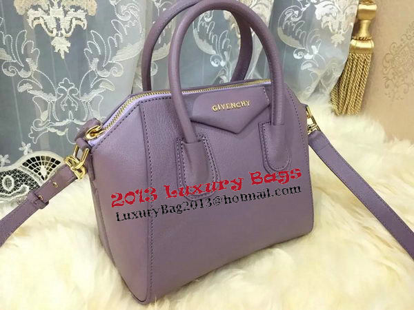 Givenchy mini Antigona Bag Goat Leather G1900 Purple Givenchy mini Antigona Bag Goat Leather G1900 Purple