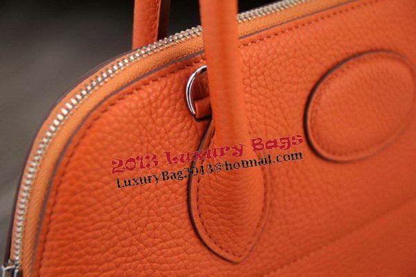 Hermes Bolide 31CM Original Leather Tote Bag Orange Hermes Bolide 31CM Original Leather Tote Bag Orange