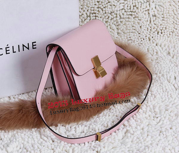 Celine Classic Box Small Flap Bag Calfskin C88007T Pink Celine Classic Box Small Flap Bag Calfskin C88007T Pink