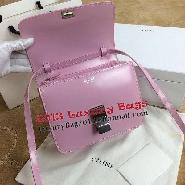 Celine Classic Box Small Flap Bag Smooth Leather C11042 Light Pink Celine Classic Box Small Flap Bag Smooth Leather C11042 Light Pink
