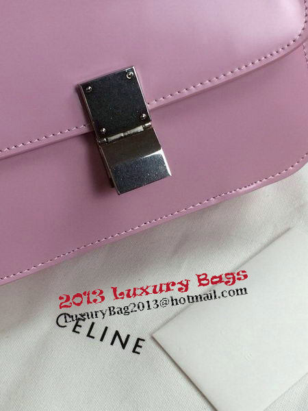 Celine Classic Box Small Flap Bag Smooth Leather C11042 Light Pink Celine Classic Box Small Flap Bag Smooth Leather C11042 Light Pink