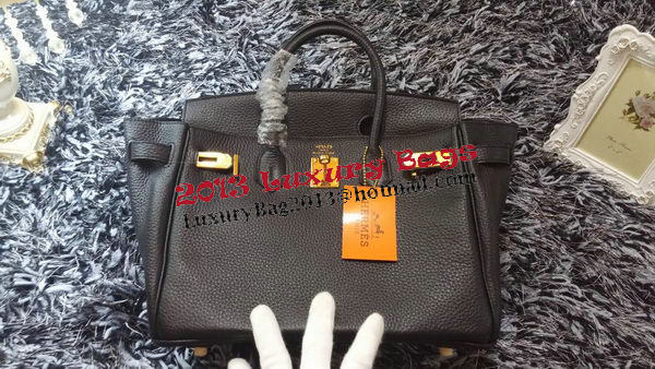 Hermes Birkin 30CM Tote Bags Litchi Leather H30LI Black Hermes Birkin 30CM Tote Bags Litchi Leather H30LI Black