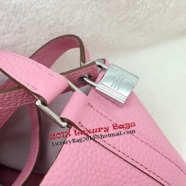 Hermes Picotin Lock 22cm Bags Litchi Leather HPL1048 Pink Hermes Picotin Lock 22cm Bags Litchi Leather HPL1048 Pink