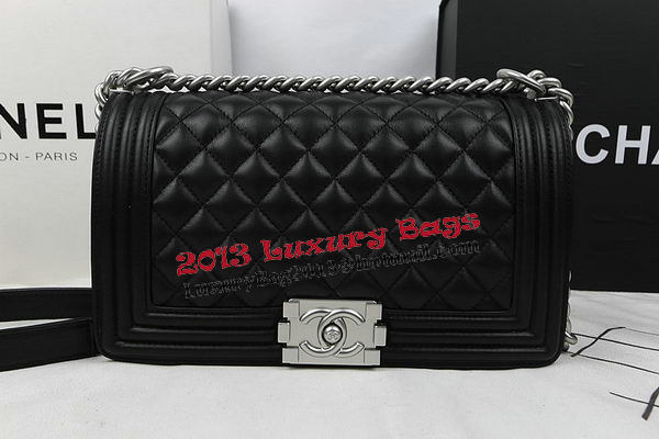 Boy Chanel Flap Bag Original Calfskin Leather A67025 Black