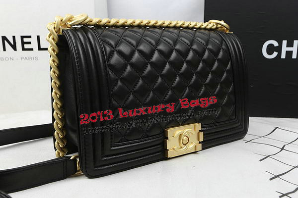 Boy Chanel Flap Bags Original Sheepskin Leather A67025 Black Boy Chanel Flap Bags Original Sheepskin Leather A67025 Black