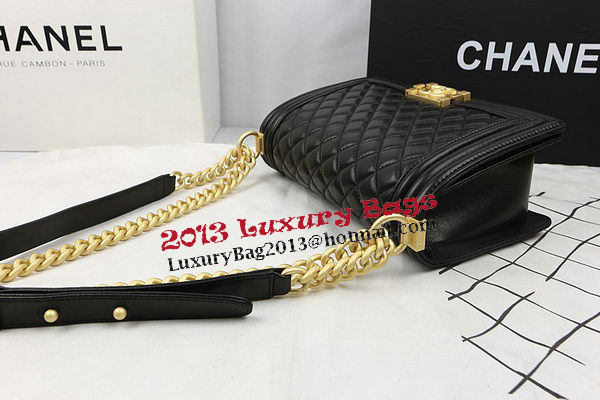 Boy Chanel Flap Bags Original Sheepskin Leather A67025 Black Boy Chanel Flap Bags Original Sheepskin Leather A67025 Black