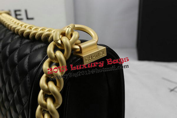 Boy Chanel Flap Bags Original Sheepskin Leather A67025 Black Boy Chanel Flap Bags Original Sheepskin Leather A67025 Black