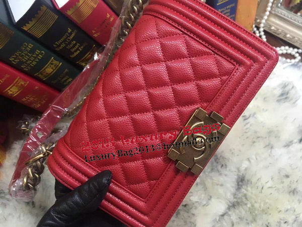 Boy Chanel Flap Shoulder Bag Cannage Pattern A67085 Red Boy Chanel Flap Shoulder Bag Cannage Pattern A67085 Red