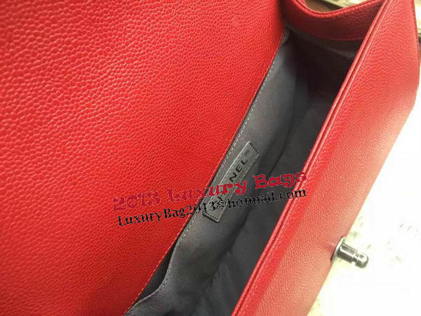 Boy Chanel Flap Shoulder Bag Cannage Pattern A67086 Red Boy Chanel Flap Shoulder Bag Cannage Pattern A67086 Red