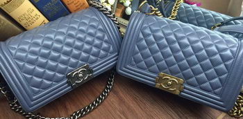 Boy Chanel Flap Shoulder Bag Sheepskin Leather A67086 Light Blue Boy Chanel Flap Shoulder Bag Sheepskin Leather A67086 Light Blue