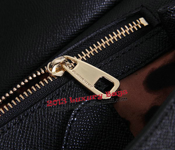 Dolce & Gabbana SICILY Calfskin Tote Bag BB4136 Black Dolce & Gabbana SICILY Calfskin Tote Bag BB4136 Black